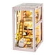 thumbnail image 3 of DIY Book Nook Kit Miniature Doll House with LED Light 3D Puzzle Model, 3 of 5