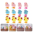 thumbnail image 6 of USHOBE 12Pcs Plush Doll Chick Shape Clockwork Movement For Children Easter Party, 6 of 8
