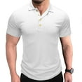 thumbnail image 2 of IROINNID Men's Single-breasted Short Sleeve Fashion Beach Blouse, 2 of 6