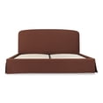 thumbnail image 2 of Moe's Home Collection Joan Fabric Queen Storage in Brown, 2 of 5