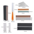 thumbnail image 2 of 13Pcs Guitar Luthier Tools Guitar Fret File Guitar Fret Leveling Beam Fingerboard Guard Fret Rocker Guitar Accessories, 2 of 8