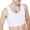 White, variant on Womens Tank Tops Crew Neck Sleeveless Short Solid Vest Fashion Chest Compression Blouse Beach Vacation Travel Concert Outfits