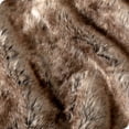 thumbnail image 5 of Bare Home Faux Fur Blanket - 60" x 80" - Ultra Soft Fleece - Oversized, Variegated Chestnut, 5 of 5