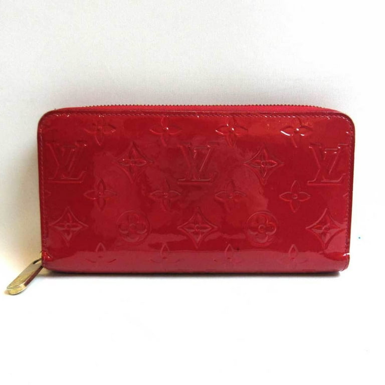 red leather louis vuitton wallet