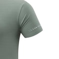 thumbnail image 3 of Men's Short Sleeve UPF 50+ Cooling T-Shirt Quick Dry Workout Athletic Running Swim Tops Tee Rash Guard Performance Shirts Big and Tall Size M-4XL Green, 3 of 4