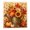 D, variant on Stretched Framed Canvas Wall Art, Autumn Countryside Beaded Effect Decor Print, Warm Vintage Fall Design for Living Room Dining Room Home Ornament