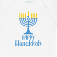 thumbnail image 4 of Inktastic Happy Hanukkah with Blue Menorah Boys or Girls Baby Bodysuit, 4 of 5
