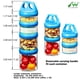 thumbnail image 5 of Contenedores Apilables para Alimentos SELEWARE Juego de 4 Frascos de 920 ml Azul, 5 of 9