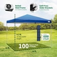 thumbnail image 2 of Caravan Canopy V-Series 10x10' 2 Straight Leg Sidewall & Canopy Kit, 2 of 12
