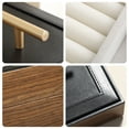 thumbnail image 3 of Casegrace Wooden Jewelry Box 3-Layers Large Drawer Organizer Storage Tray for Women Men Earrings Ring Holder Jewellery Case, 3 of 8