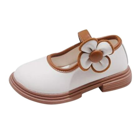 

Spring And Summer Girls Shoes Casual Kids Casual Leather Princess Shoes Buckle Dress Shoes