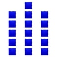 thumbnail image 2 of 16x baldosas entrelazadas esteras de gimnasio entrelazadas, rompecabezas antideslizantes portátiles ligeros, baldosas de suelo, esteras de ejercicio Azul, 2 of 8