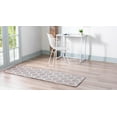 thumbnail image 3 of Rugs.com Georgia Collection Rug – 8 Ft Runner Taupe Flatweave Rug Perfect For Hallways, Entryways, 3 of 9