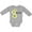 AC-Heather Grey, variant on Inktastic Arizona Saguaro Cactus Flowers Boys or Girls Long Sleeve Baby Bodysuit
