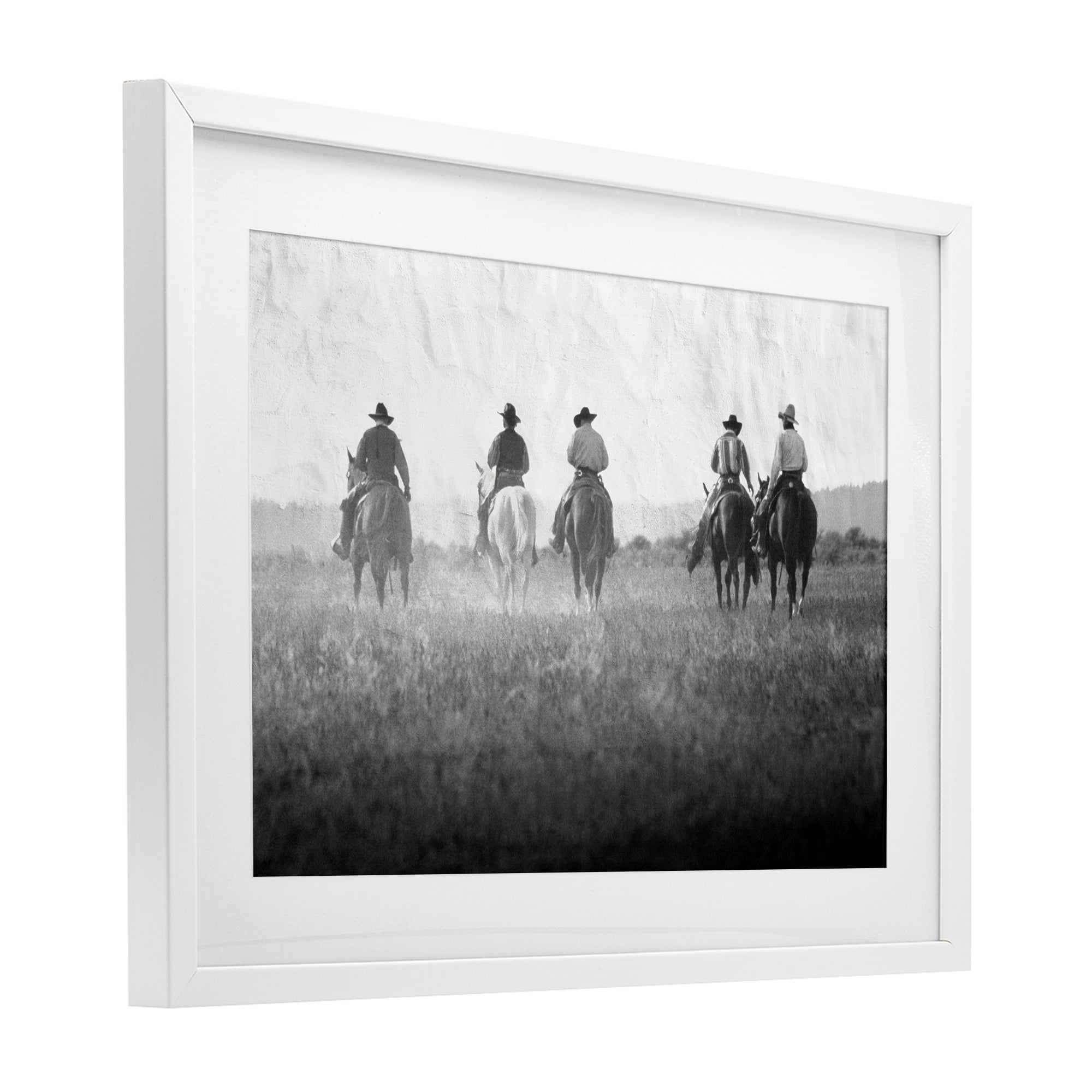 Stupell Industries Riding Toward The Horizon White Framed Print Under Glass, design by Superstock