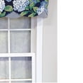 thumbnail image 3 of RLF Home Luxurious Modern Design Classic Summer Wind Petticoat Style Window Valance 50" x 15" Navy, 3 of 4