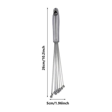

Manual Ball Whisk Egg Stirring with Handle Blender Handheld Eggs Beater Cooking Gadgets Baking Milk Cream Coffee