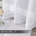 thumbnail image 4 of Polyester Semi Sheer Curtains Bedroom Privacy Curtain Long Time Use Wrinkles Resistant For Renters And Home Decoration, 4 of 9