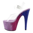 thumbnail image 4 of Women's Pleaser Adore 708OMBRE Ankle-Strap Sandal, 4 of 5