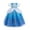 A, variant on Cinderella Princess Dress Girls Halloween Party Cosplay Costume Toddler Puffy Sleeve Blue Fancy Outfit