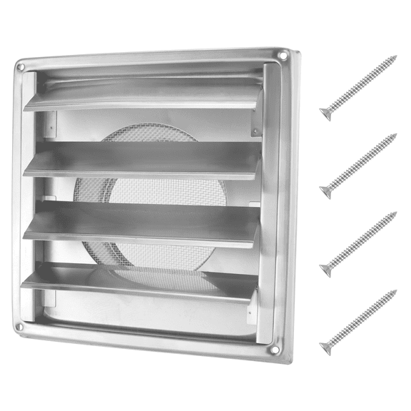 Beaquicy 4" Stainless Steel Air Duct Guard Outside Vent Cover for Wall Exhaust, Dryer Vent