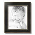 thumbnail image 2 of ArtToFrames 9" x 11" Honors Black with Gold Picture Frame, 9x11 inch Black Wood Poster Frame (WOM-5158),  Pack, 2 of 7
