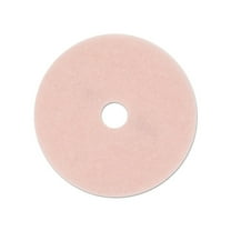 3M Ultra High-Speed Eraser Floor Burnishing Pad 3600, 27" Diameter, Pink, 5/Carton