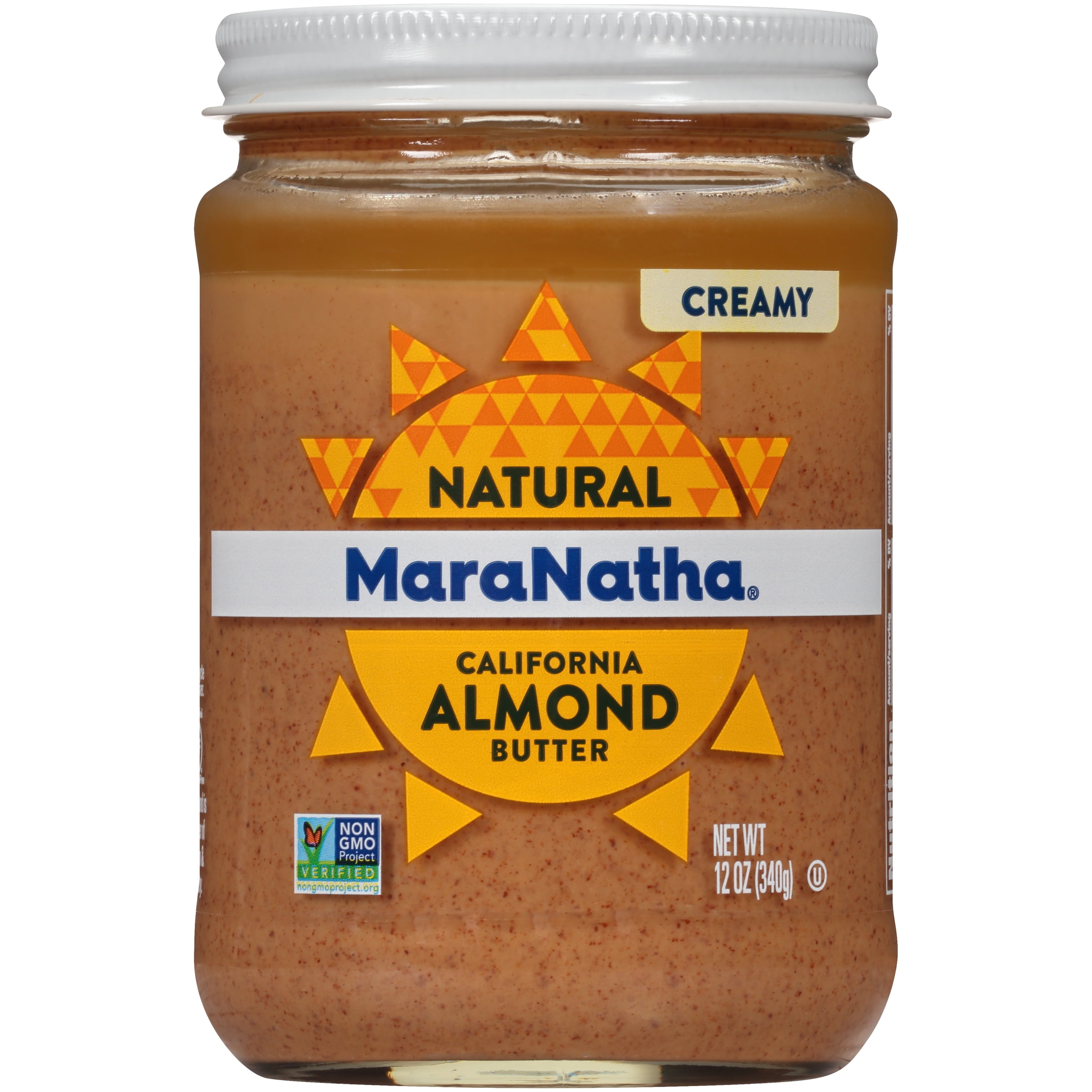 MaraNatha Natural Creamy California Almond Butter, 12 oz