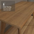 thumbnail image 4 of Madesa Compact Dining Table with Wooden Surface Breakfast Table for Kitchen, Dining Room, or Breakfast Nook Ideal for Serving Meals and Snacks - Rustic, 4 of 8