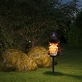 thumbnail image 6 of Solar Halloween Lights Outdoor Resin Ground Stake 18 Inch Pathway Decor with Amorphous Silicon Panel, 6 of 7