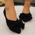 thumbnail image 6 of CHICVOMEY Pointed Toe Flats for Women Flats with Bow Comfortable Slip on Ballet Flats for Causal & Dress Shoes, 6 of 8