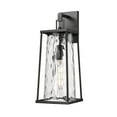 thumbnail image 2 of Millennium Lighting  Dutton 1 Light Outdoor Wall Sconce in Powder Coat Black 19.75  Inch, 2 of 5