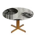 thumbnail image 3 of Orinice Geometric Abstract Art Round Table Cover Stain Resistant Washable Indoor Outdoor Tablecloth Kitchen Dining Wedding Parties Waterproof 100% Polyester Fiber 46-50, 3 of 8