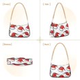 thumbnail image 7 of FORMRS Womens Shoulder Bag with Chain Strap Clutch Purse Cute Tote Handbag, Red Santa Hats Pattern, 7 of 7