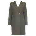 thumbnail image 4 of White Mark Women's Long Sleeve Classic Double-Breasted Walker Coat, 4 of 6