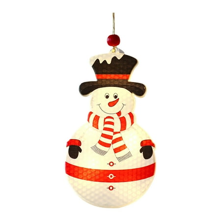 

WOXINDA Light-emitting Bar Decorations LED Santa Christmas Hotel Tree Pendant House Home Decor
