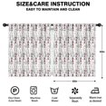 thumbnail image 2 of Blackout Kids Curtains,White Christmas Tree Pattern Childrens Insulated Curtains Set Of 2,Bedroom Essentials,Toddler Room Decor 52"x63", 2 of 5