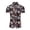Navy, variant on Palato Mens T Shirts,Men Hawaiian Short Sleeve Beach Stand-up Collar Shirt Printed Summer Casual Button Down Shirts