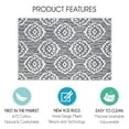 thumbnail image 3 of 2 x 3 Foot Heavy Duty Low Pile Area Rug - Ultra-Thin Non Slip Area Rug - Washable Cotton Indoor Rug for Front Door Foyer Rug for Entryway, 3 of 7