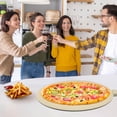 thumbnail image 3 of 16-Inch Round Food Warming Tray for Keeping Pizza Hot, Food-Grade Silicone Electric Food Warmer Mat, 176±10℉ Temperature Control, 120V 130W Foldable Design, for Party, Family, Commercial (Beige), 3 of 8