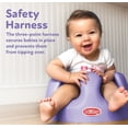 thumbnail image 3 of Nuby My Baby Seat, Foam Booster Seat with 3-Point Harness, Purple, 3 of 9