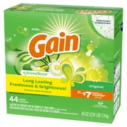Gain Powder Laundry Detergent, Original Scent, 45 oz, 44 Loads