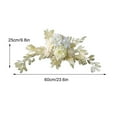 thumbnail image 2 of PENGXIANG Artificial Flower Swag with 2 clips for Wedding Welcome Sign Floral Decoration 23.6*9.8 Inch, 2 of 6