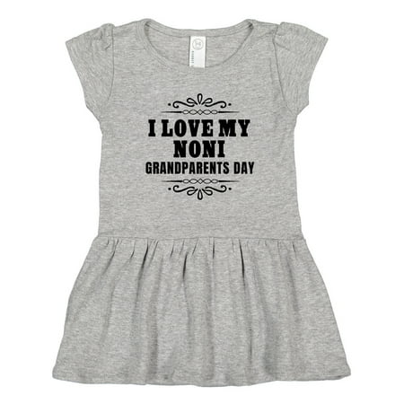 

Inktastic Grandparents Day I Love My Noni Gift Toddler Girl Dress