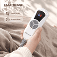 thumbnail image 3 of MARNUR Electric Blanket 72" x 84" Full Size Heated Blanket, 6 Heating Levels, 10 Hours Timer - Linen, 3 of 14