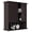 Brown Small, variant on SONGMY Black Wall Cabinet, Small, 2-Door Medicine Cabinet with Adjustable Shelves, Over Toilet, For Kitchen and Laundry Rooms