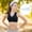 White, variant on Wuphunn Elastic Twisted Hair Band, Non Slip Sports Headband for Workout Pink One Size