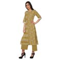 thumbnail image 3 of Moomaya Ensembles Palazzo Décontractés Deux Pièces Imprimés Tenue Ethnique Indienne pour Femmes, 3 of 5