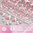 thumbnail image 3 of RAGUPEL Toe Nail Press Ons-150Pcs Press on Toenails for Women,French Tip Toe Press on Nails Fake Toe Nail Tips Square Fake Toenails in 15 Sizes Full Cover Acrylic Toenail with Adhesive Tabs, 3 of 8