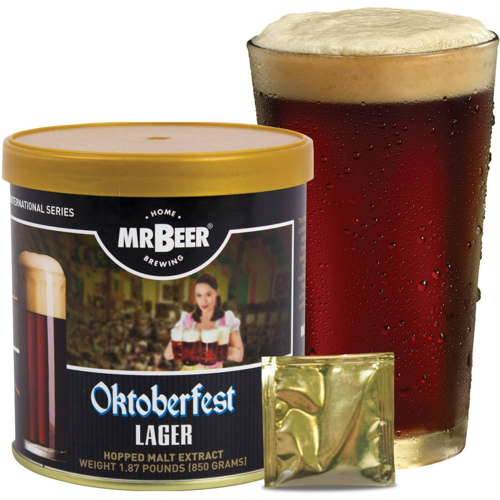 Mr. Beer Oktoberfest Lager 2 Gallon Homebrewing Craft Beer Refill Kit